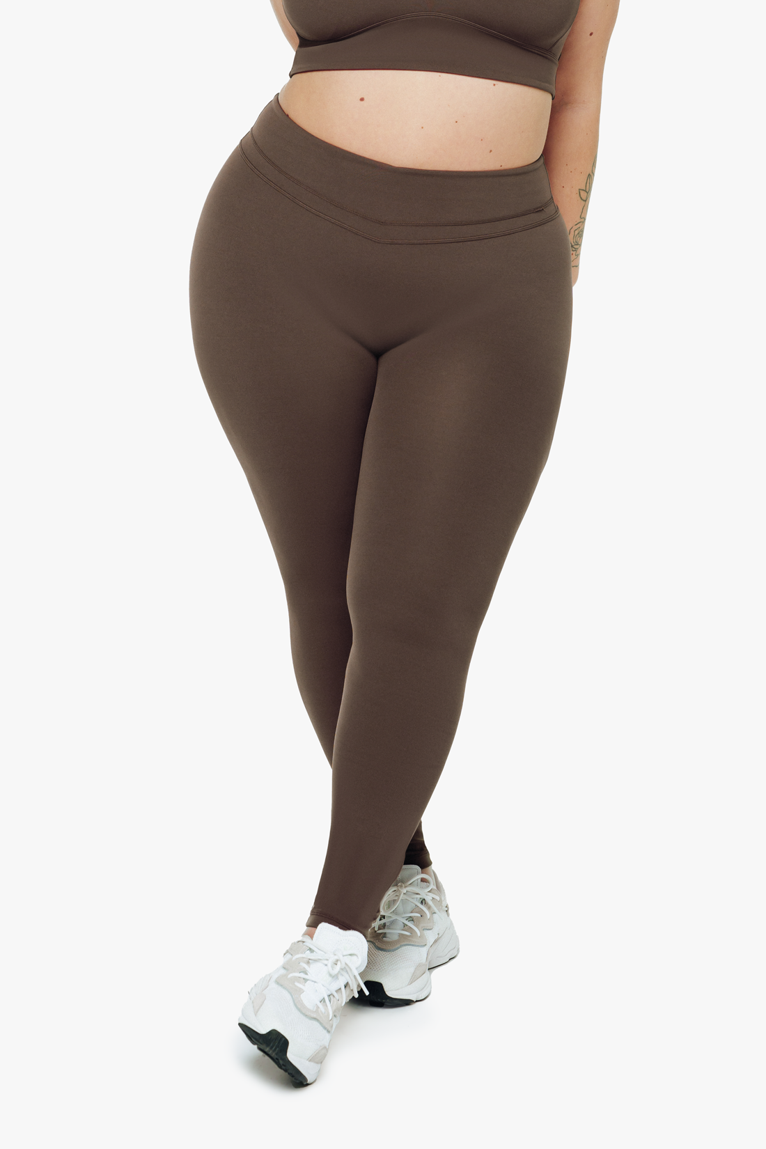 VELYS LEGGING  - ESPRESSO