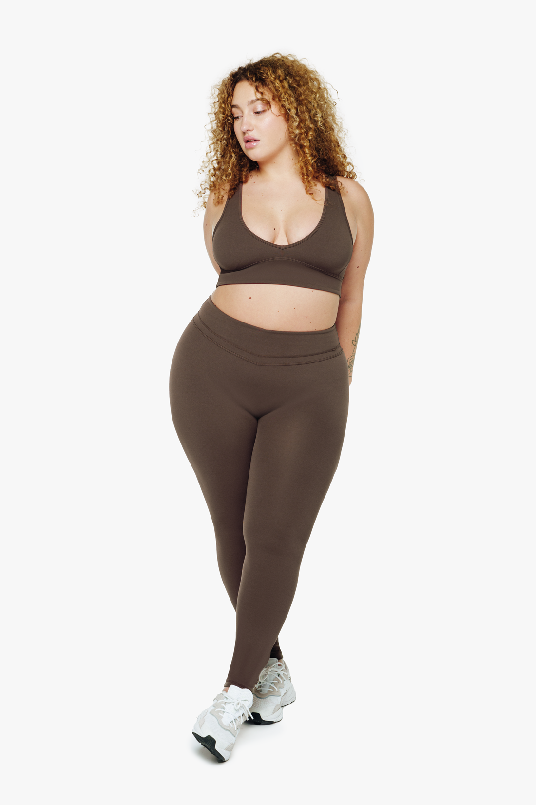 VELYS LEGGING  - ESPRESSO